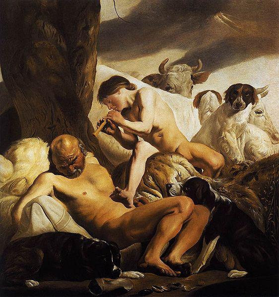 CAMPEN, Jacob van Argus, Mercury and Io